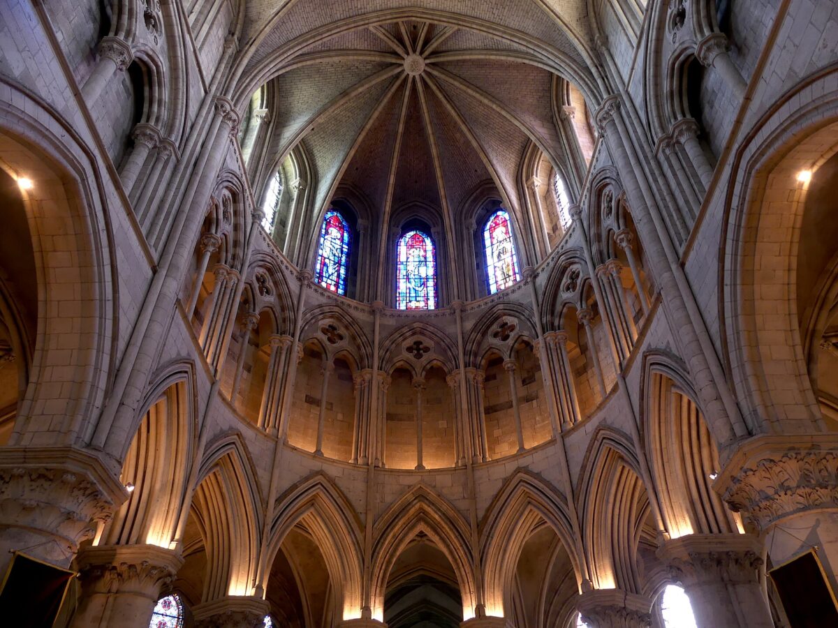 Les voûtes du chœur de la cathédrale