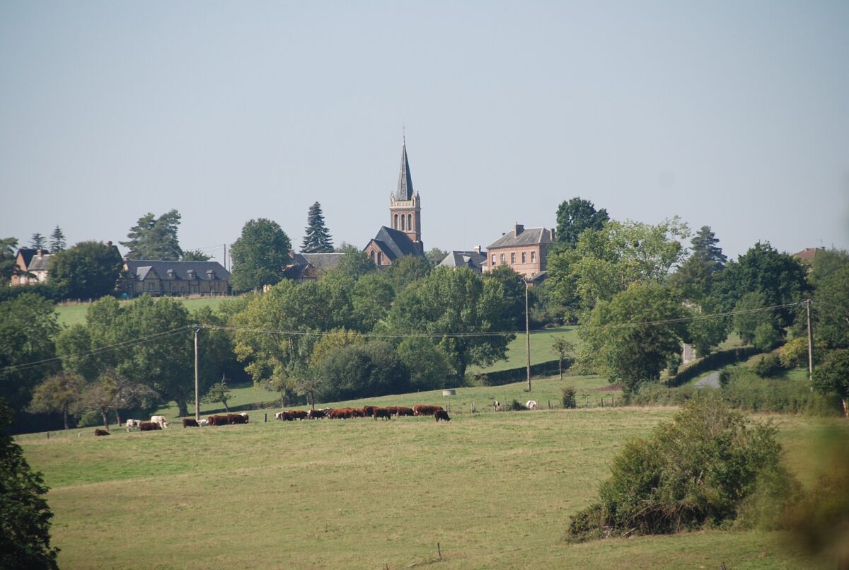 Le bocage augeron à Tortisambert